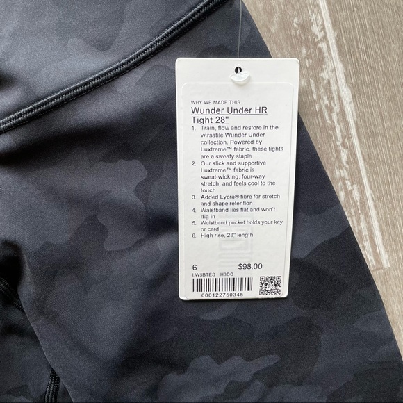 Lululemon Wunder Under HR Tight Lux 28" - Camo - Picture 4 of 6